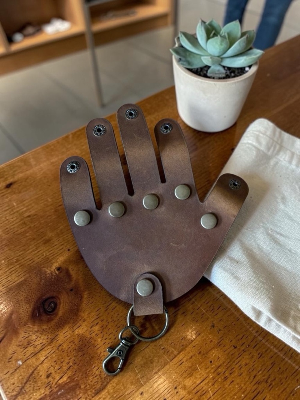 Leather Hand Key Chain